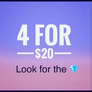 ‼️SALE‼️4/$20 Look for 💎